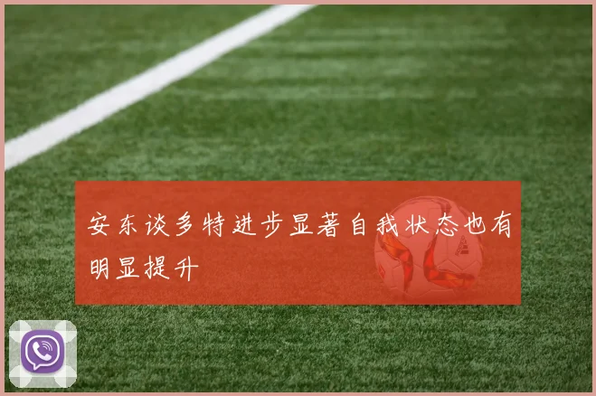 安东谈多特进步显著自我状态也有明显提升